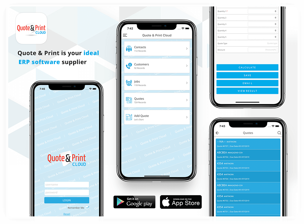 Quote and Print Cloud